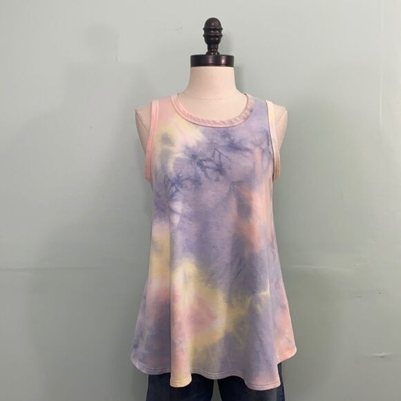 P.S Kate Tie Dye Tank Top - Picture 1 of 4